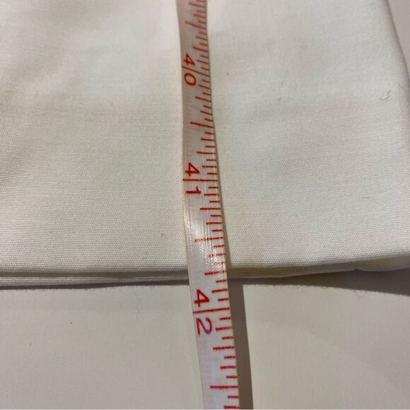 - Vintage Talbots White Straight Wide Leg Stetch Chino Pants Women's Size 14 - Picture 7 of 16